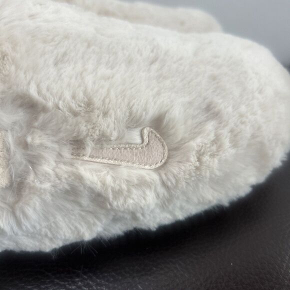 Nike Calm Mule SE NA 'Sanddrift Color Fur' Beige Women's Size 9 FZ3119-100 NEW - Picture 5 of 9